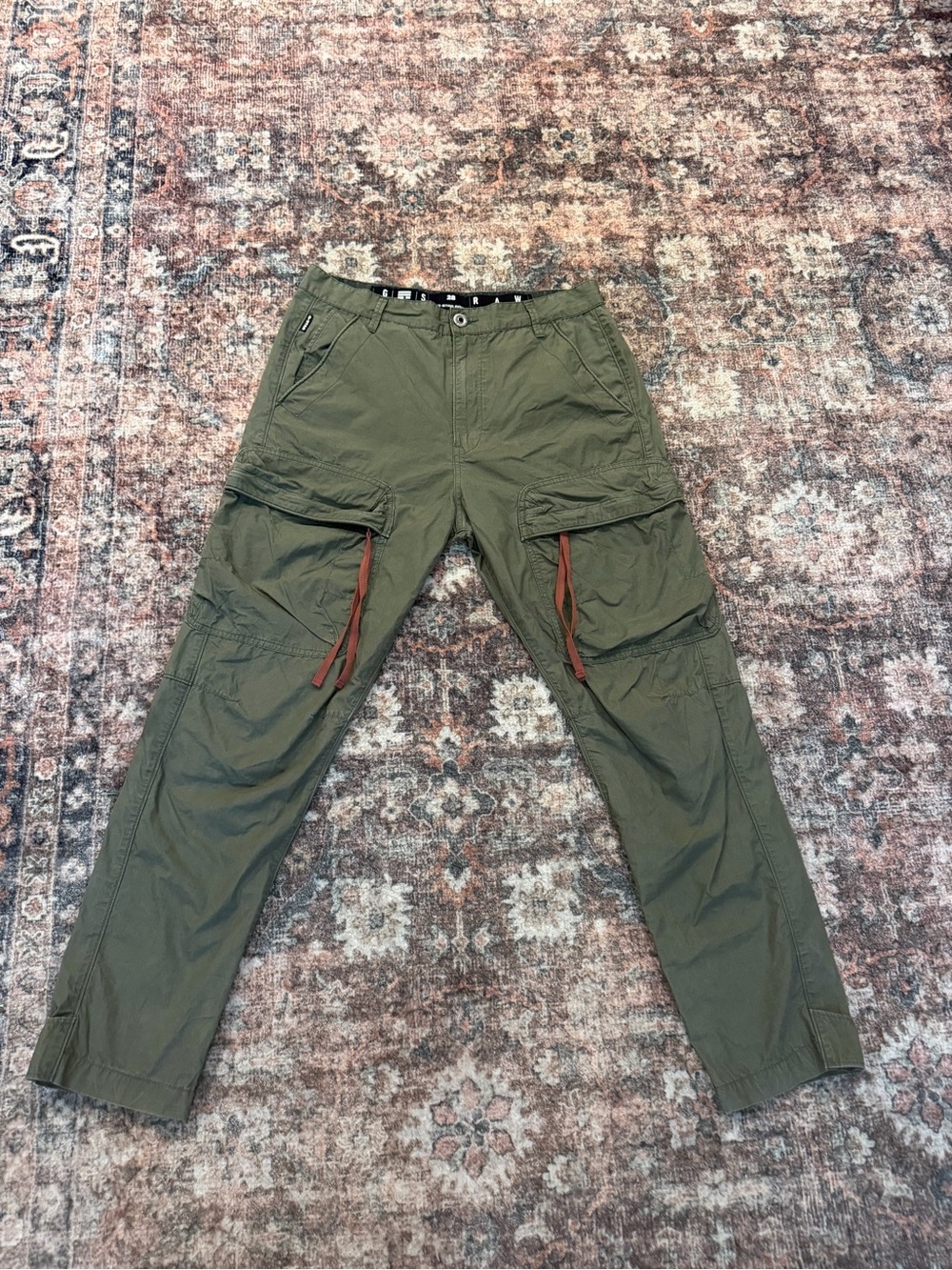 G-Star RAW Women’s Cargo Pants Size 28 Olive Green Utility Military Streetwear